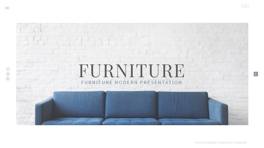 Furniture - Modern Powerpoint Presentation Template, Presentation Templates